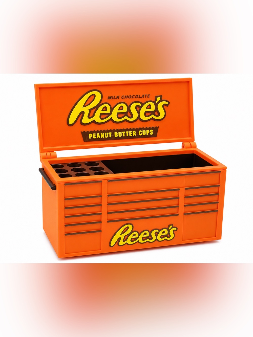 Reese’s Mini Toolbox Pen And Trinket Holder Desk Top Organizer